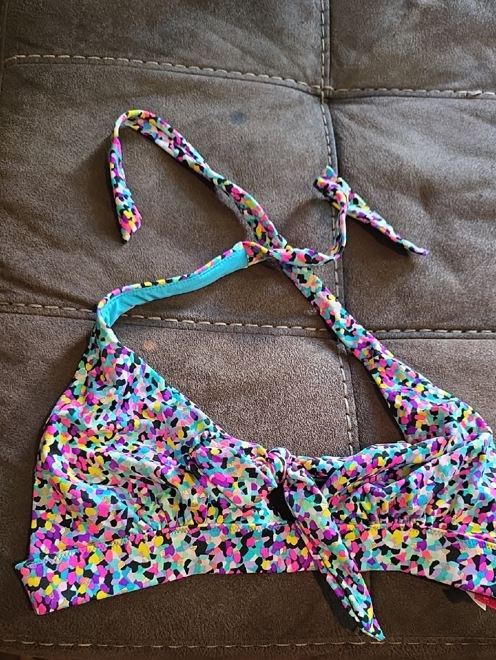 Victoria Secret Multicolor Confetti Bikini Top